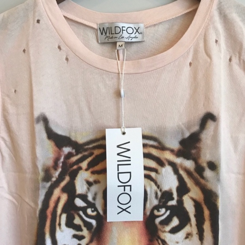 WILDFOX Tender Tiger Pinhole Sleeveless Top - Picture 5 of 6